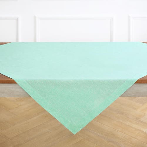 Solino Home Linen Table Throw In Blue