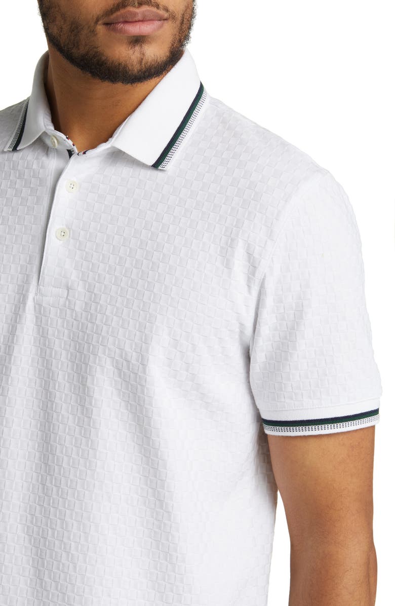 Ted Baker London Palos Regular Fit Textured Cotton Knit Polo, Alternate, color, 
