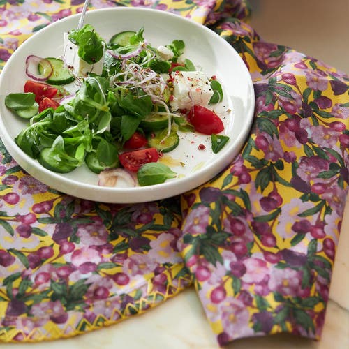 Sophie Williamson Design Napkins Romance In Brown