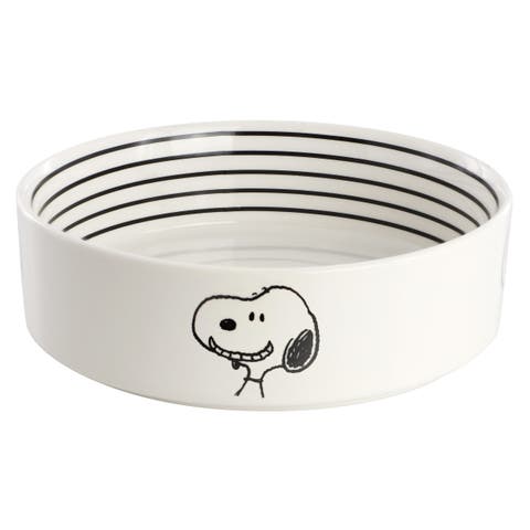 Suppertime Favorites 6.5in Stoneware Pet Bowl