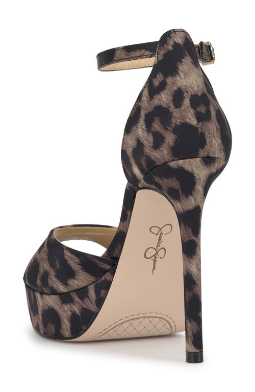 Jessica Simpson Sohilea Ankle Strap Platform Sandal In Multi