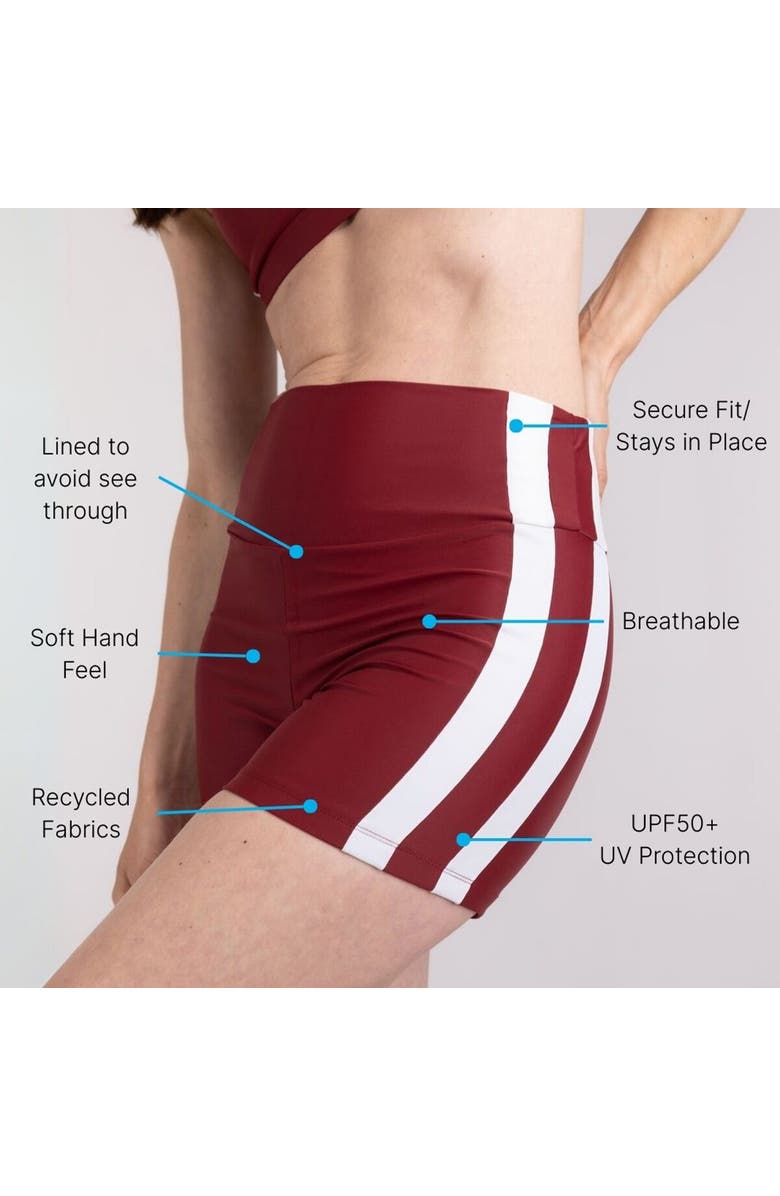 Wallien Sports Bikini Short - Women's, Alternate, color, Red