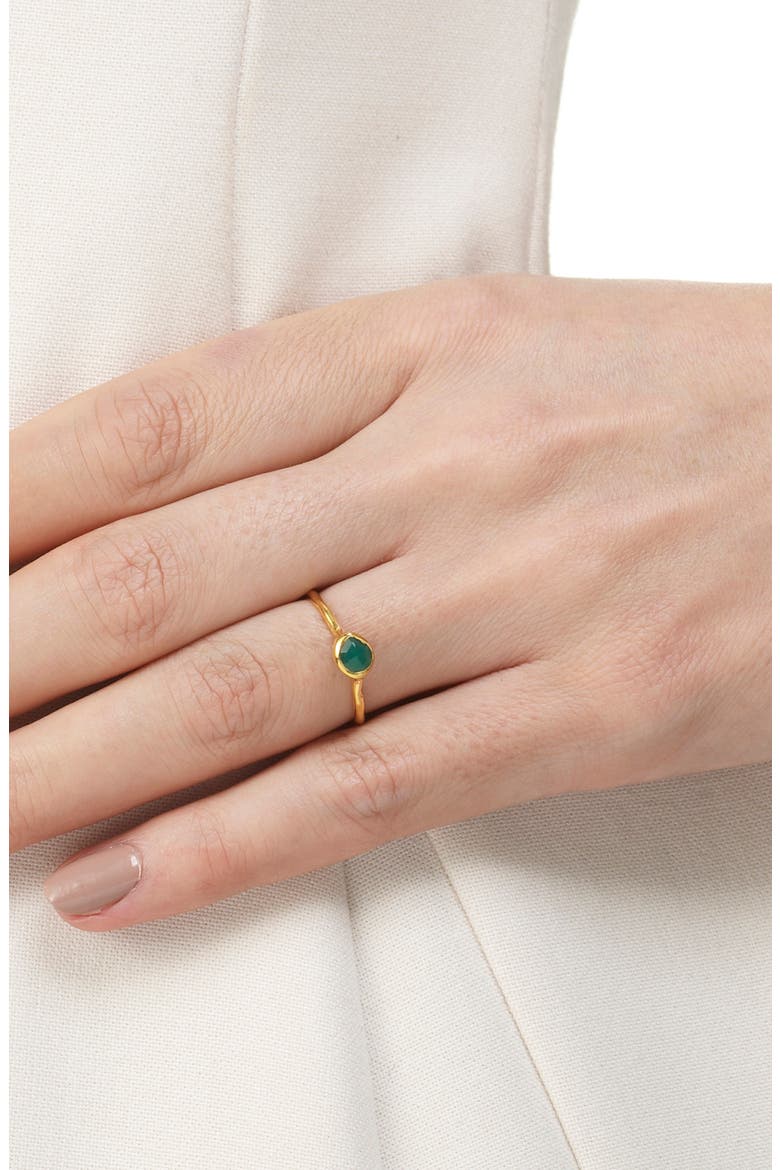 MV Siren™ Stone Small Ring, Alternate, color, GREEN ONYX/ YELLOW GOLD