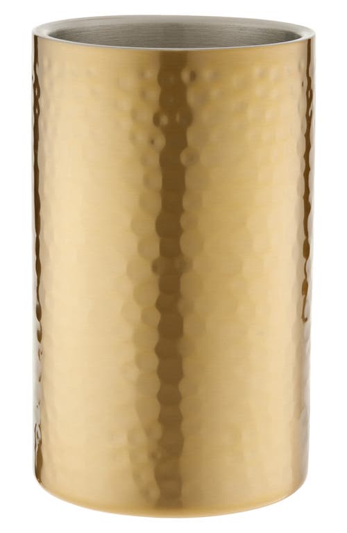 Next Hammered Metal Wine Cooler In Gold