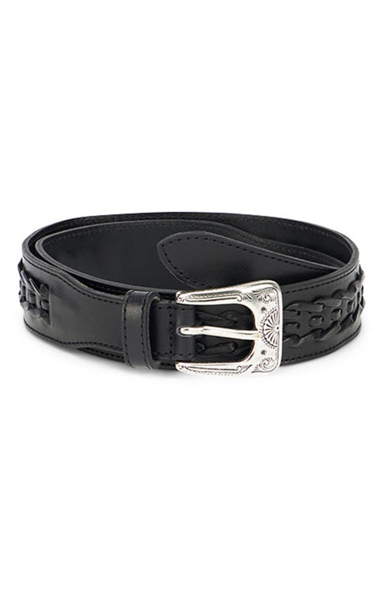 Fortela Cassidy Leather Belt, Main, color, 