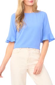 CeCe Ruffle Cuff Blouse