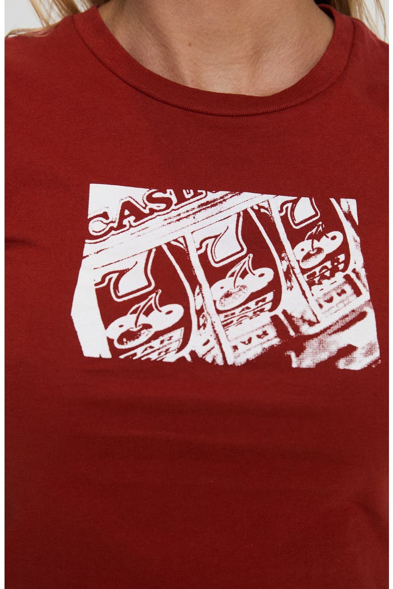 You Do You Crop Graphic T-Shirt, Alternate, color, RED