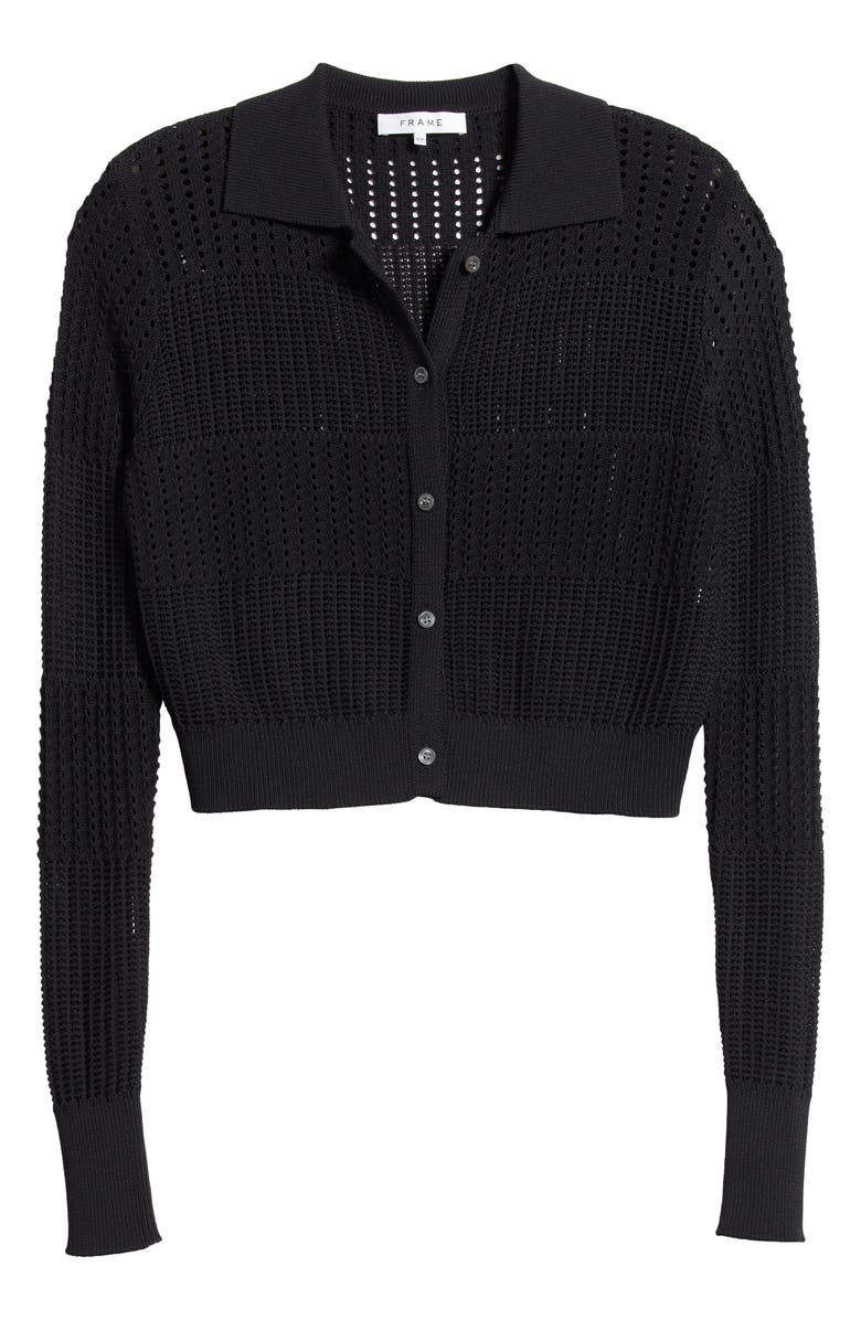FRAME Open Stitch Shrunken Cardigan, Alternate, color, 