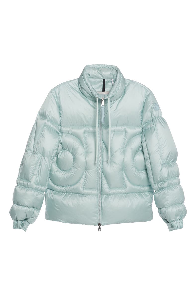 Moncler Sapins Logo Quilted Down Jacket, Alternate, color, 