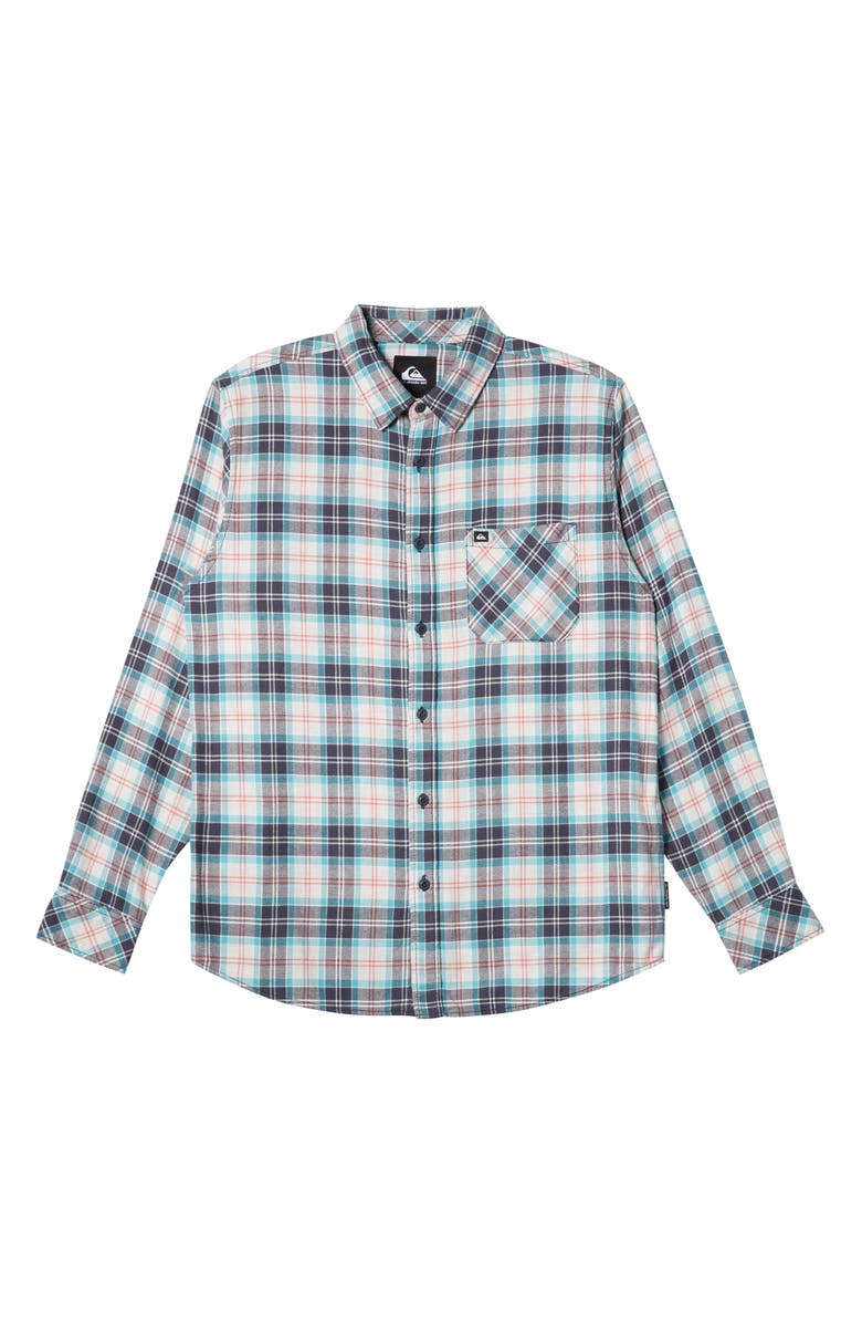 Quiksilver Ensign Classic Fit Plaid Flannel Button-Up Shirt, Alternate, color,