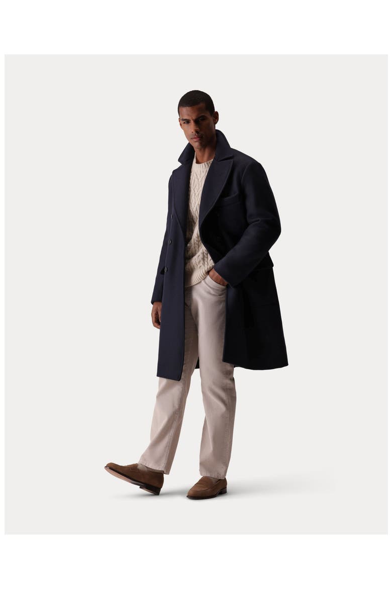Serwilliam1 Wool Double-Breasted Coat, Alternate, color, BLU