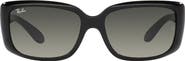Ray-Ban 55mm Gradient Pillow Sunglasses