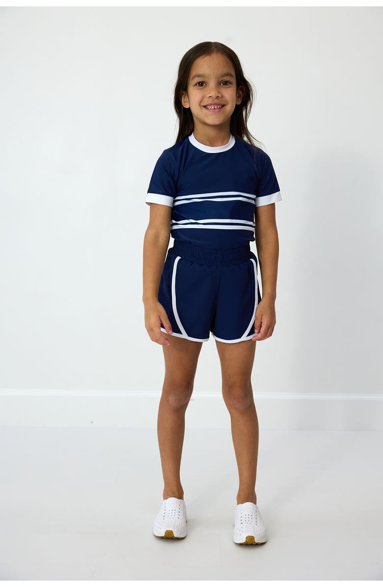 Courtside Kids Girls Twirly Skort, Alternate, color, Navy