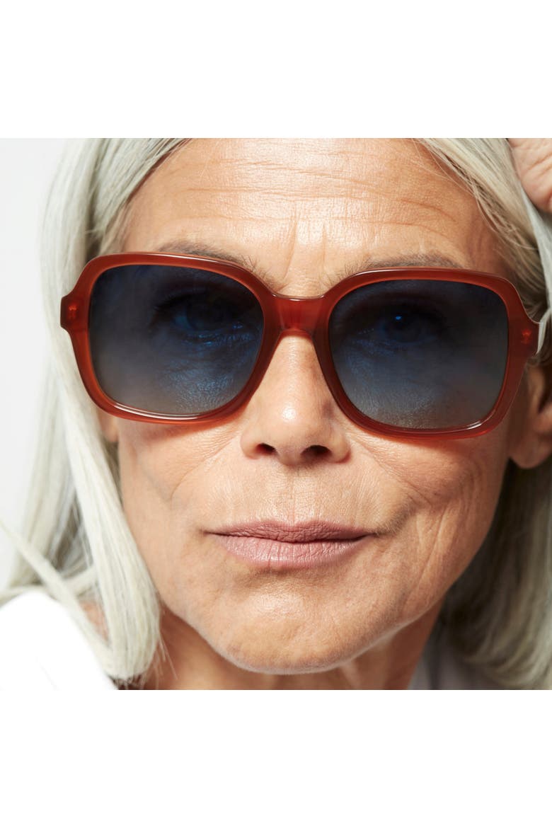 Ella Sunglasses, Alternate, color, Pink / Clear
