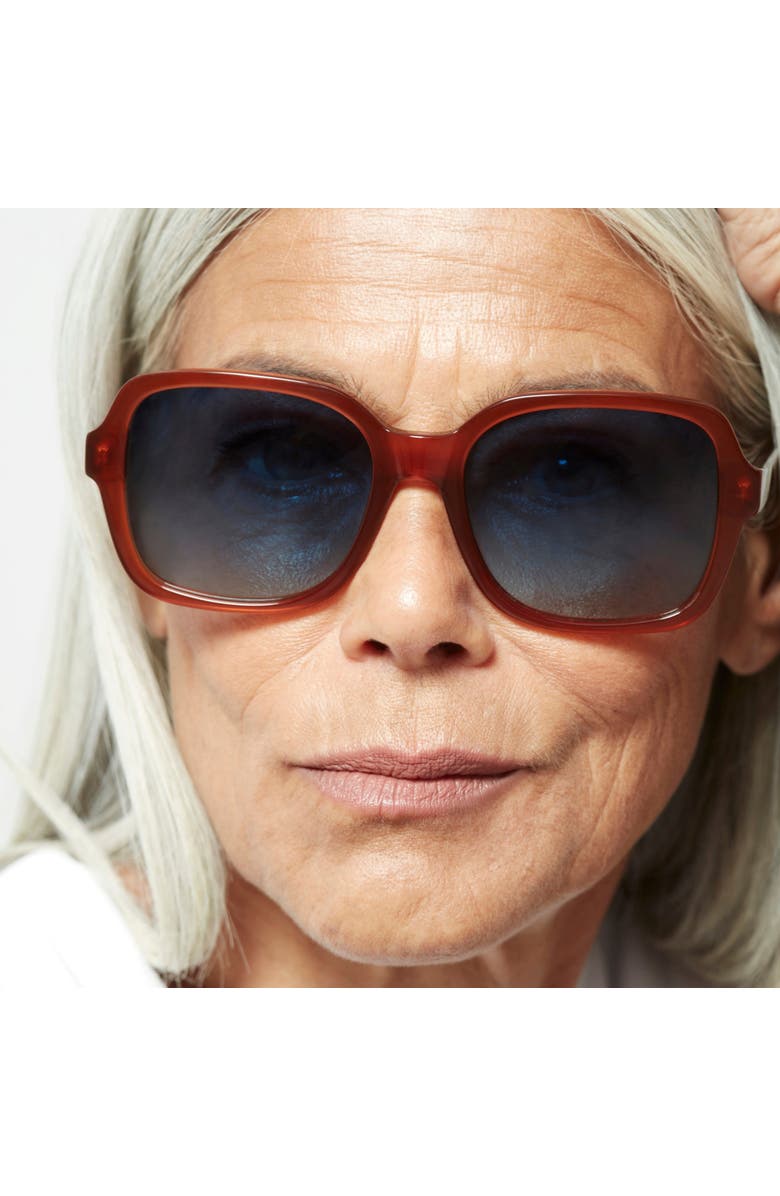 French Kiwis Eyewear Ella Sunglasses, Alternate, color, Black