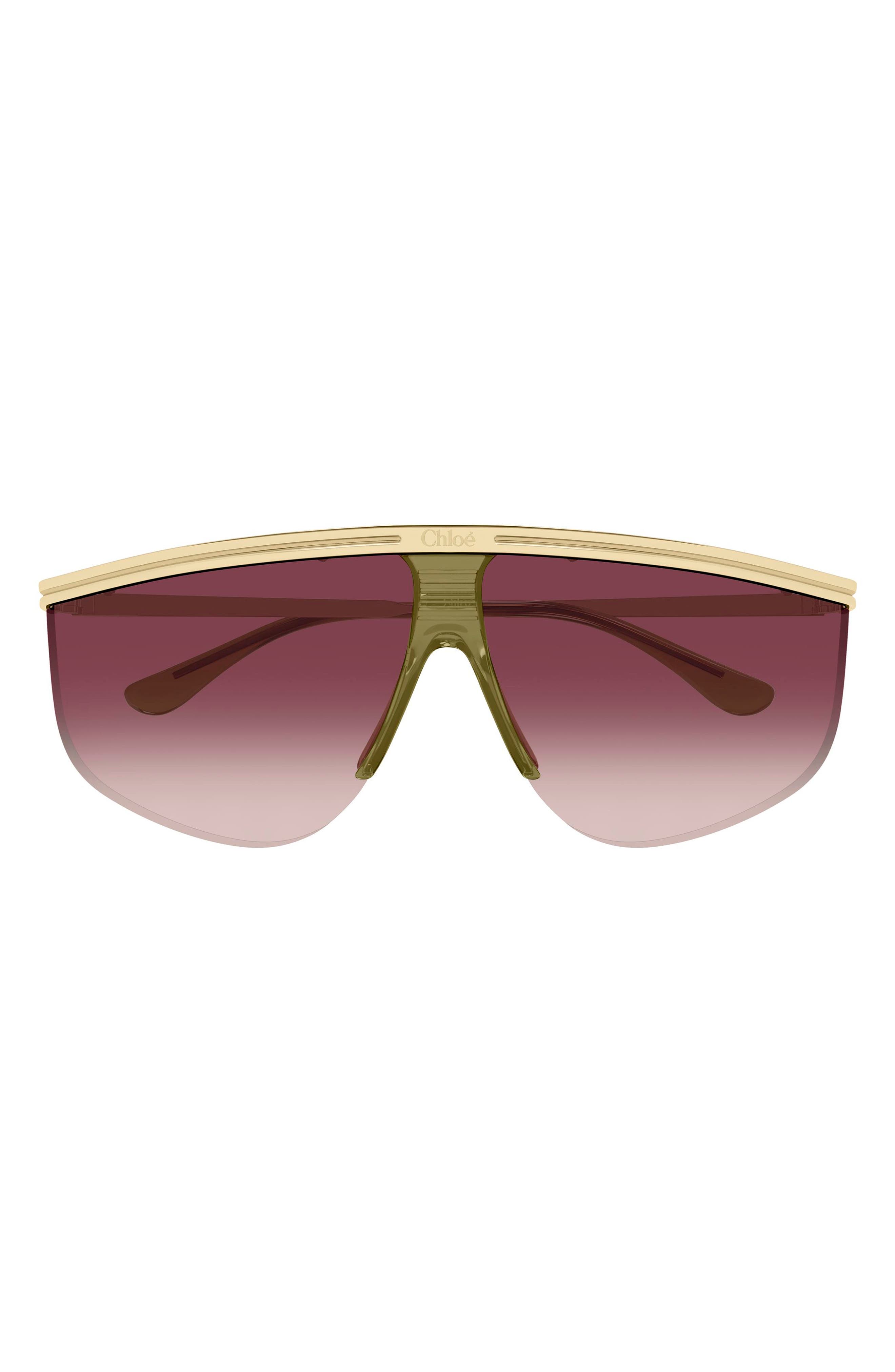 Chloé CH0415S 65mm Oversize Gradient Shield Sunglasses (Women) | Nordstrom