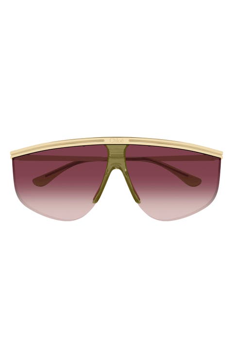 CH0415S 65mm Oversize Gradient Shield Sunglasses