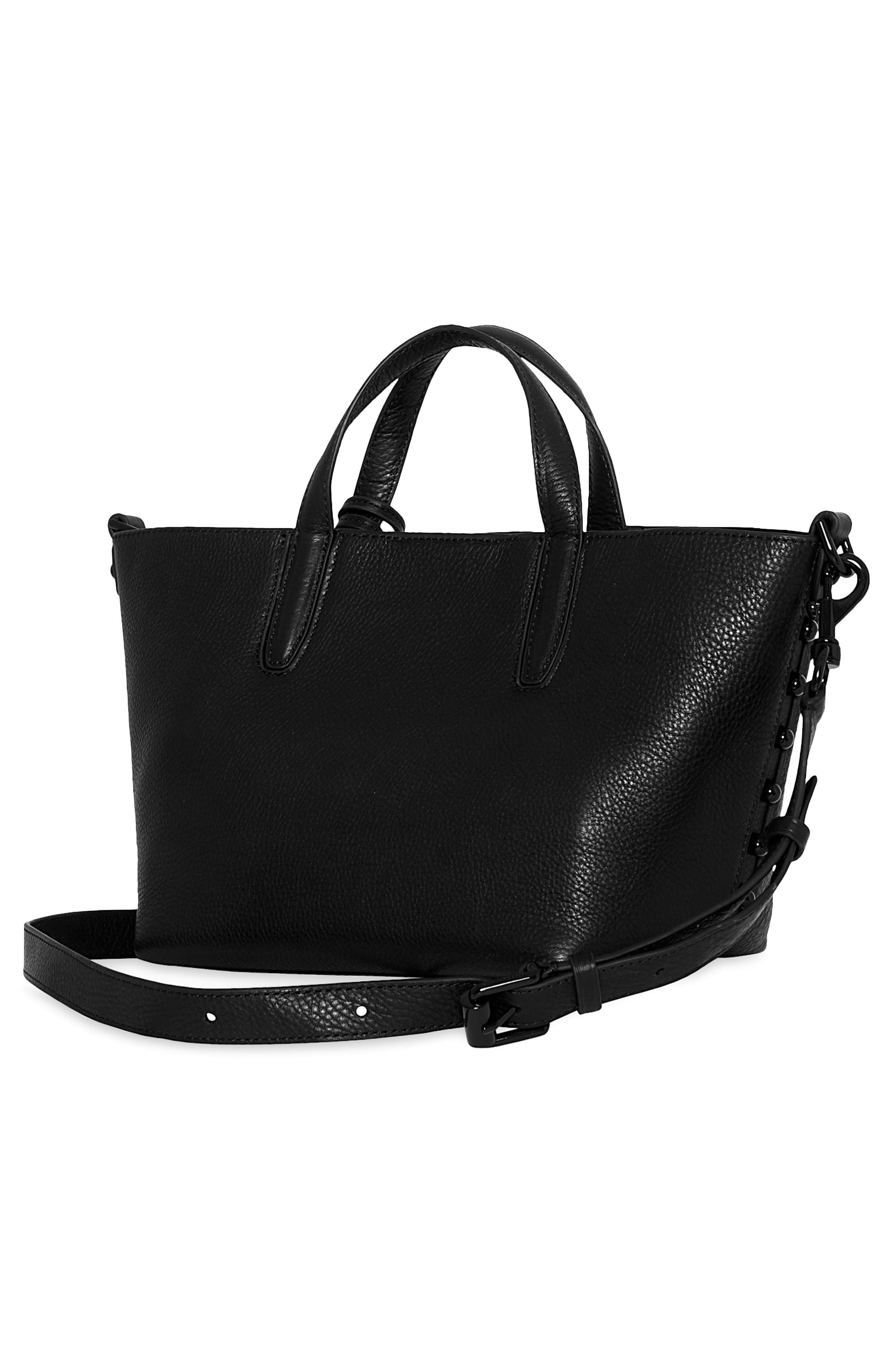 Rebecca Minkoff Small Riley Tote, Alternate, color, Black