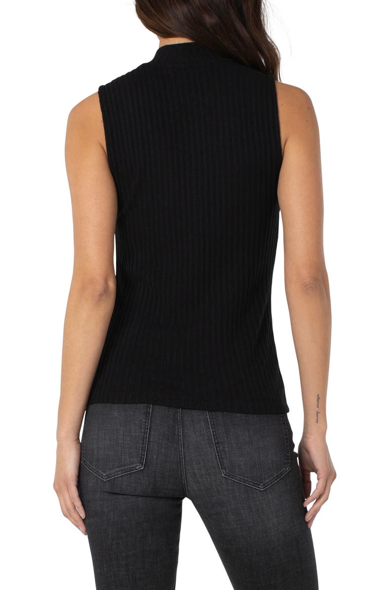Liverpool Los Angeles Sleeveless Mock Neck Knit Top, Alternate, color, 