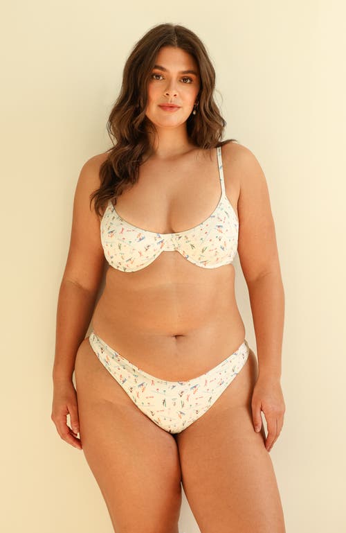 Dippin Daisys West Coast Underwire Bikini Top In Hit The Slopes