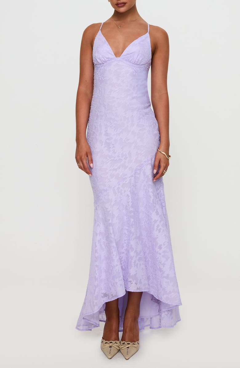 Princess Polly Cyrene Sleeveless Maxi Dress, Main, color, Lilac