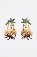 Bimba y Lola Monkeys And Bananas Earrings
