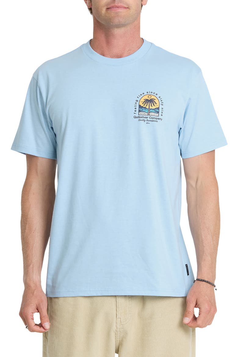 Easy Feeling Graphic T-Shirt, Main, color, SKYWAY HEATHER