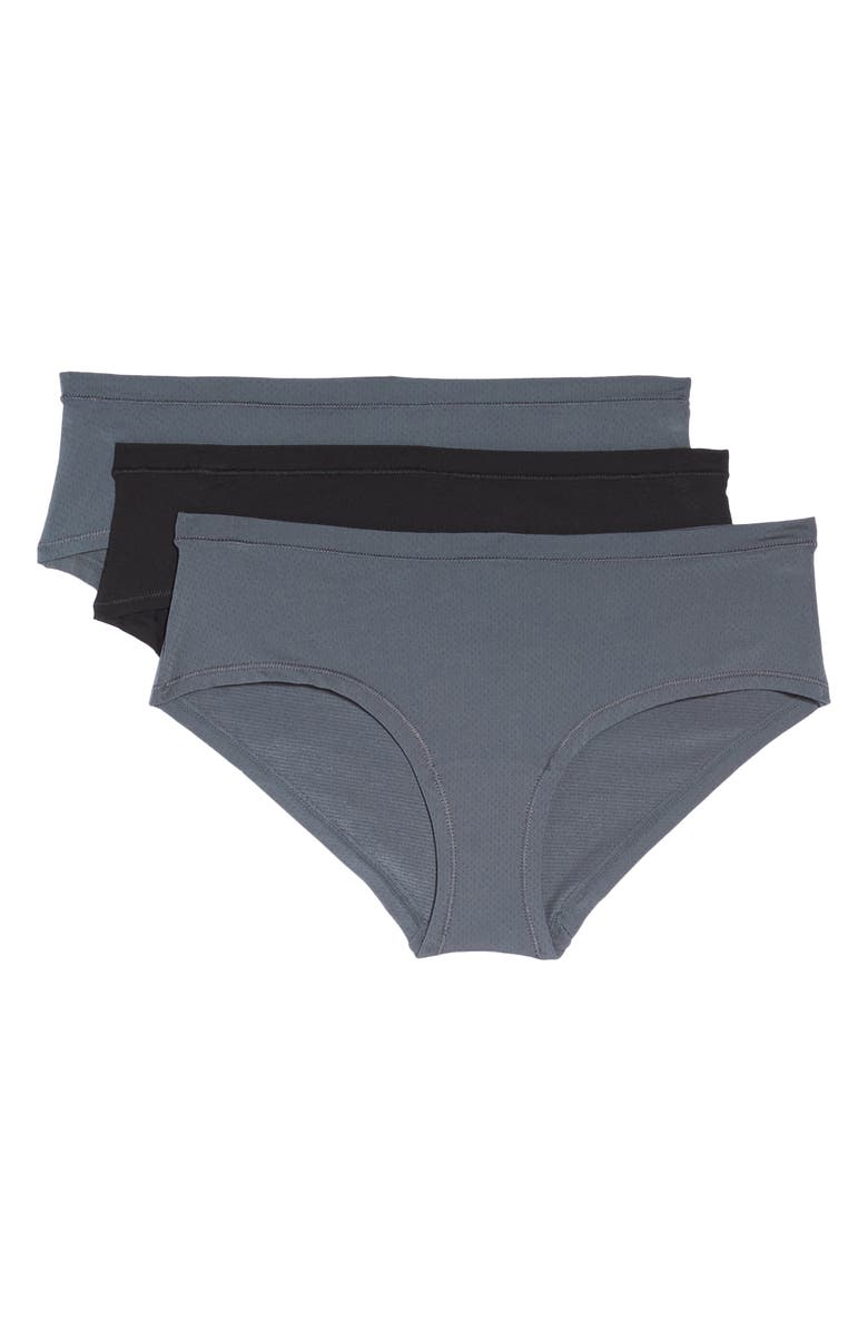 Zella Body Active 3-Pack Hipster Briefs, Main, color, 