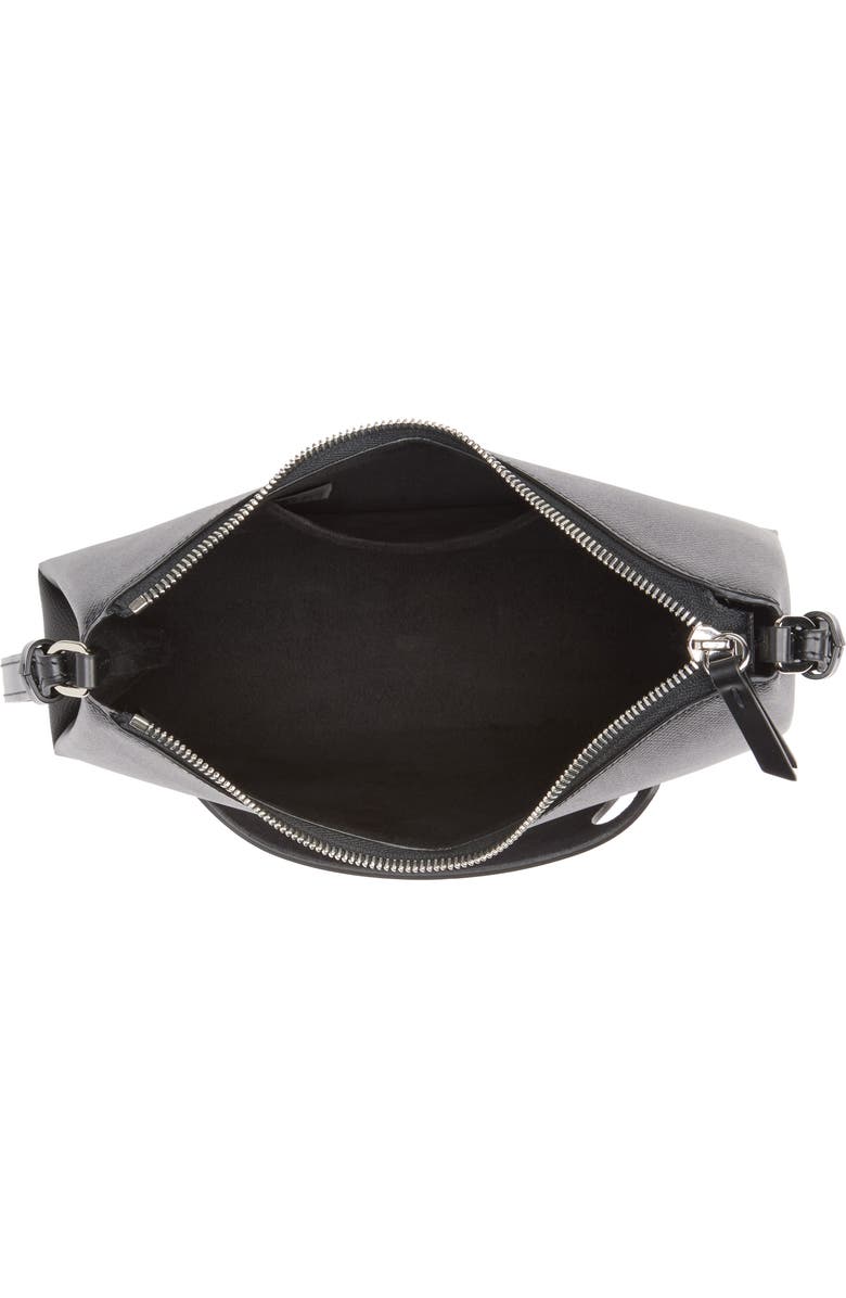 Maison Margiela Small Snatched Leather Shoulder Bag, Alternate, color,