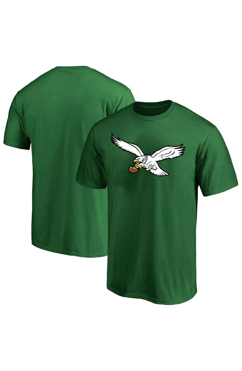 PROFILE Men's Profile Kelly Green Philadelphia Eagles Big & Tall Retro Logo T-Shirt, Alternate, color,