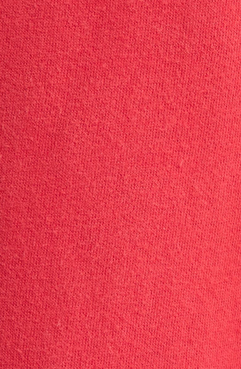 Marine Layer Cloud 9 Cotton Blend Fleece Polo Sweatshirt, Alternate, color, Washed Red