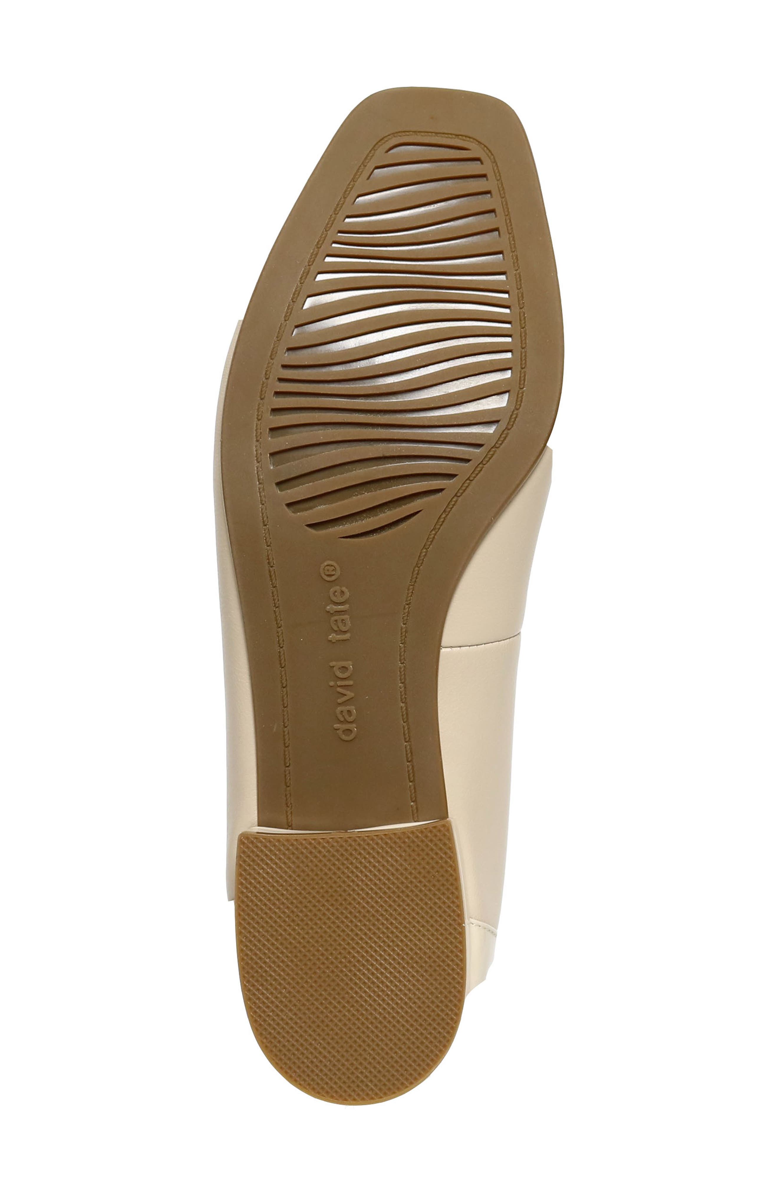 Alpha Square Toe Flat, Alternate, color, TAUPE NAPPA PATENT