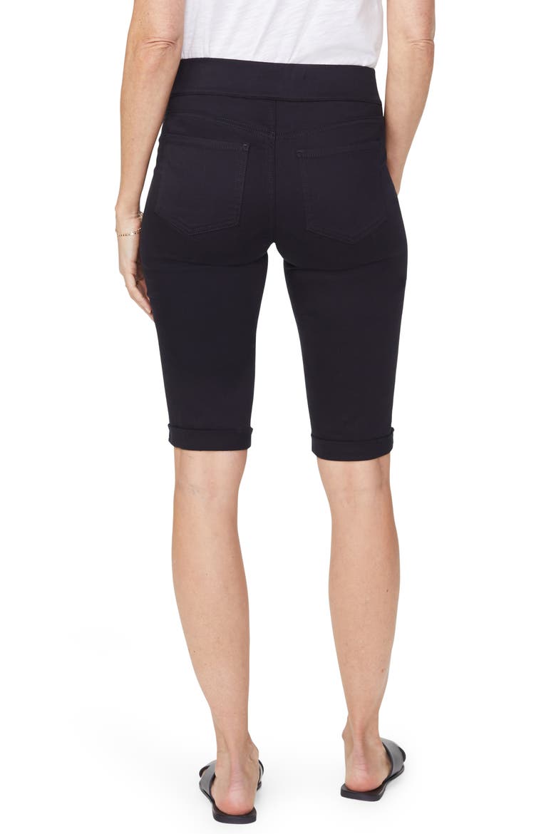 Pull On Shorts, Alternate, color, BLACK