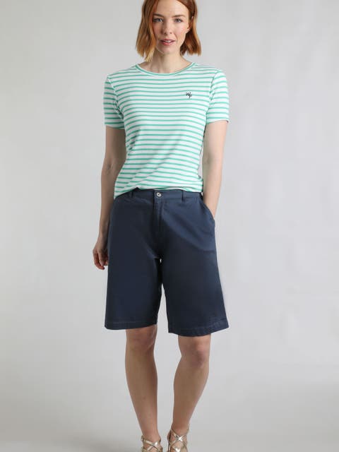 Annalise Knee Length Chino Shorts