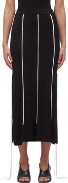 3.1 Phillip Lim Piped Knit Midi Skirt