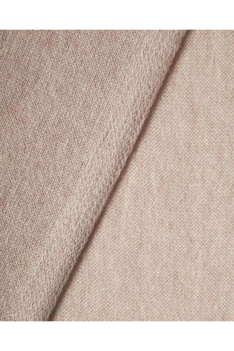 Essential Pure Cashmere Maxi Wide Scarf, Alternate, color, Beige