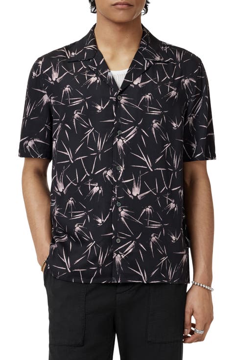 Dan Print Modal Camp Shirt