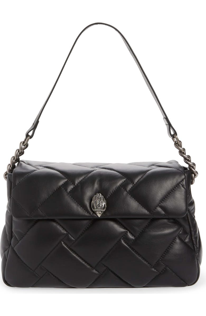 Kurt Geiger London Kensington Leather Shoulder Bag, Main, color,