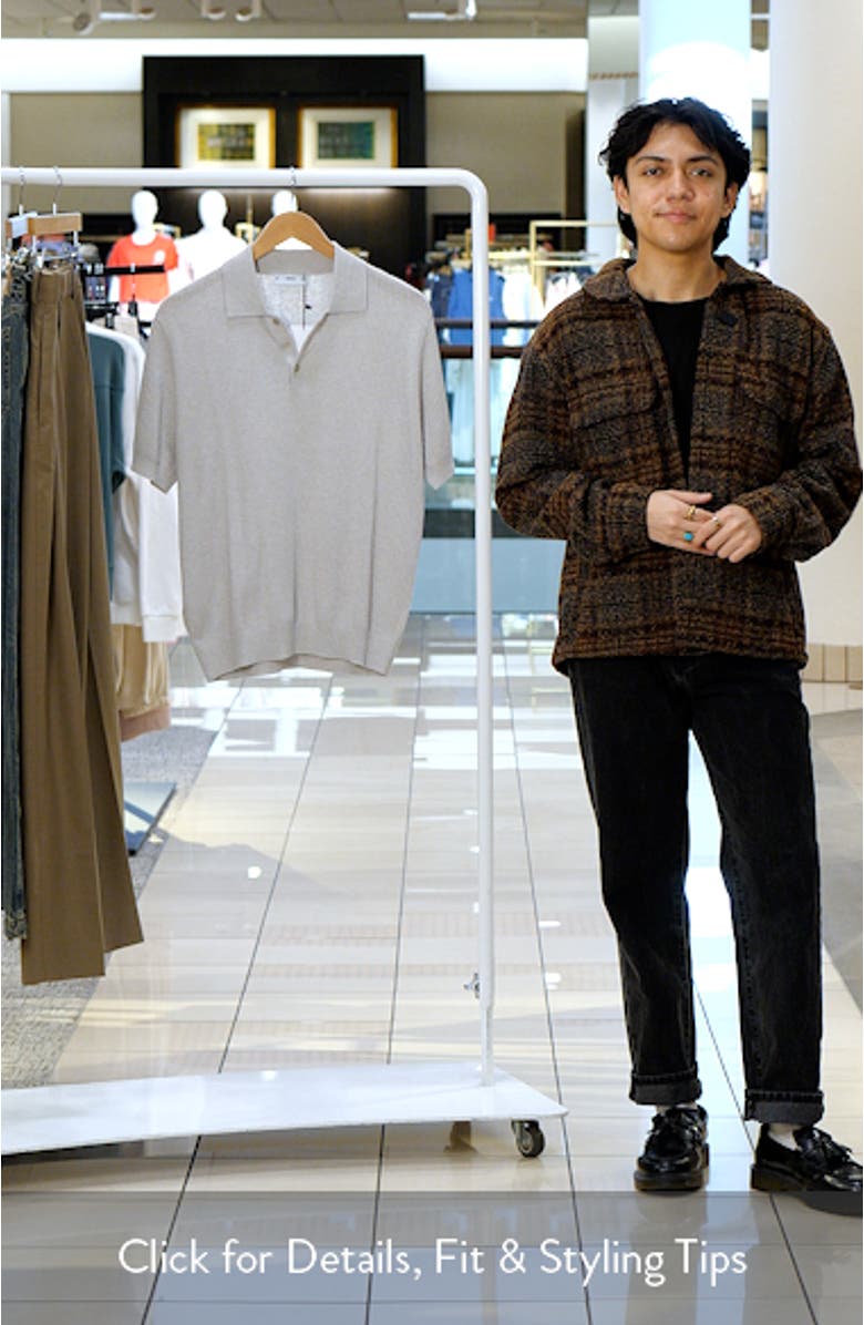 Ribbed Polo Sweater, sales video thumbnail