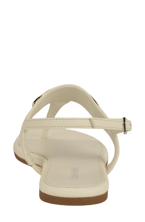 Calvin Klein Bettia Slingback Sandal In White