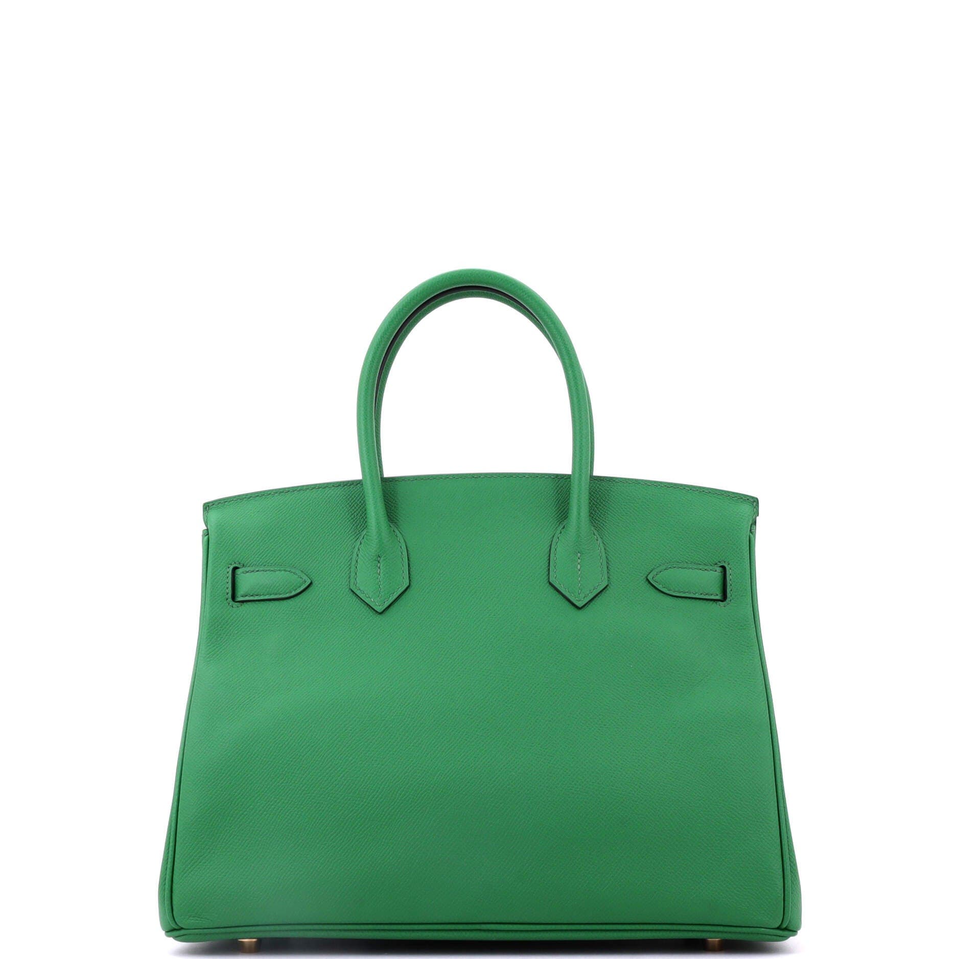 Pre-Owned Hermes Birkin Handbag Green Epsom with Gold Hardware 30, Alternate, color, Cactus