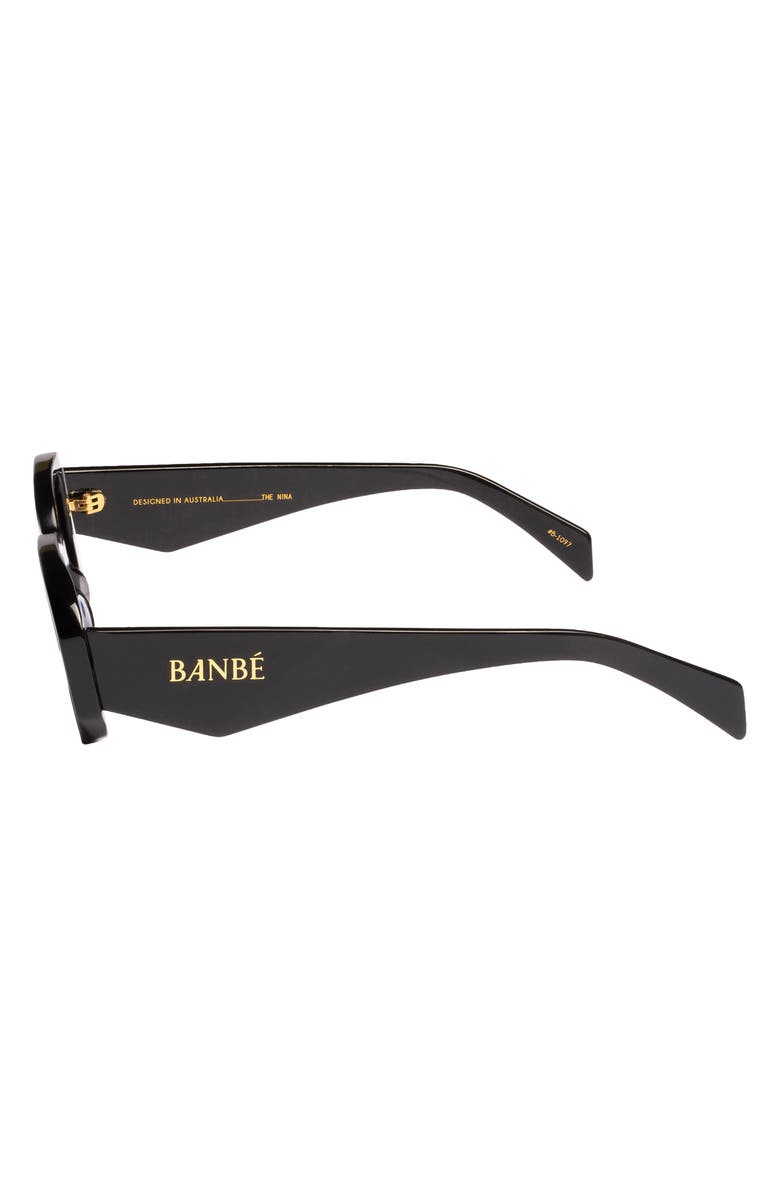 Banbé The Nina Polarized Rectangular Sunglasses, Alternate, color,