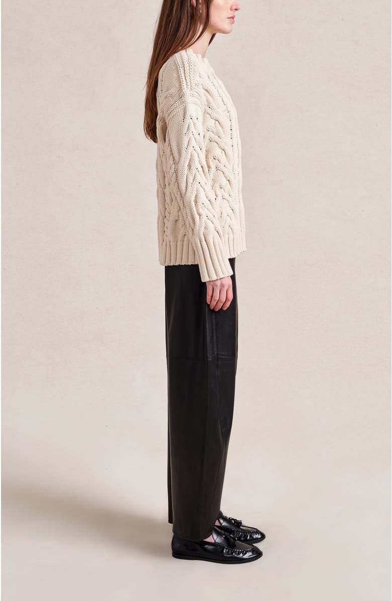 La Ligne Rhys Sweater, Alternate, color, Cream