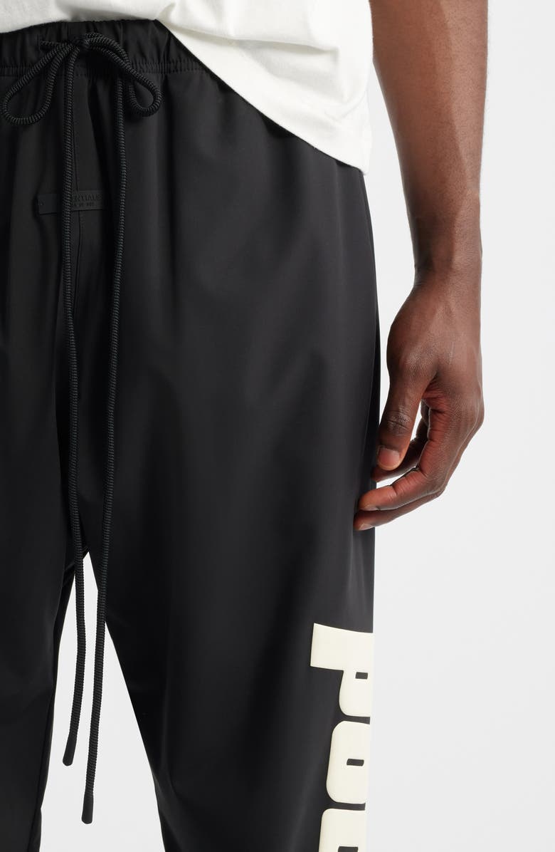 Fear of God Essentials x MLB Relaxed Track Pants, Alternate, color, Black