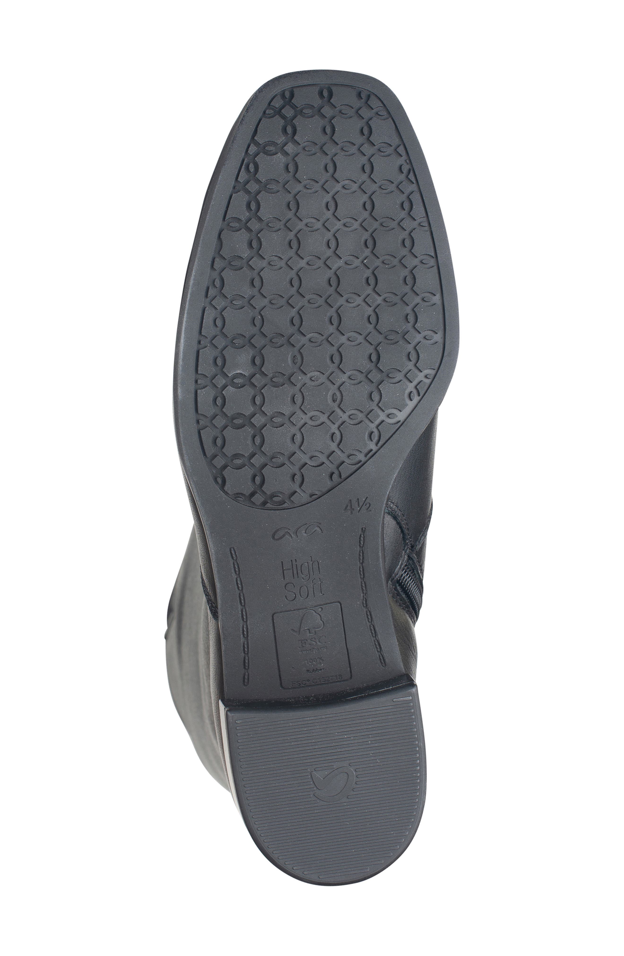 ara Grantham Riding Boot, Alternate, color, Black