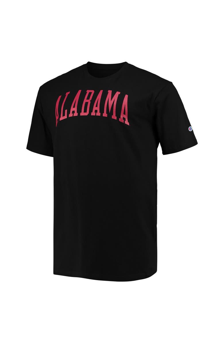 Champion Men's Champion Black Alabama Crimson Tide Big & Tall Arch Team Logo T-Shirt, Alternate, color,