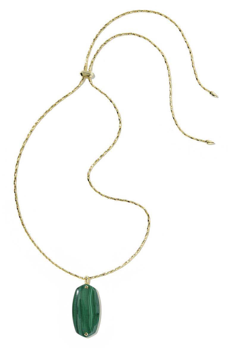 Danielle Riveted Reversible Mother-of-Pearl Pendant Necklace, Alternate, color, GOLD GREEN MALACHITE