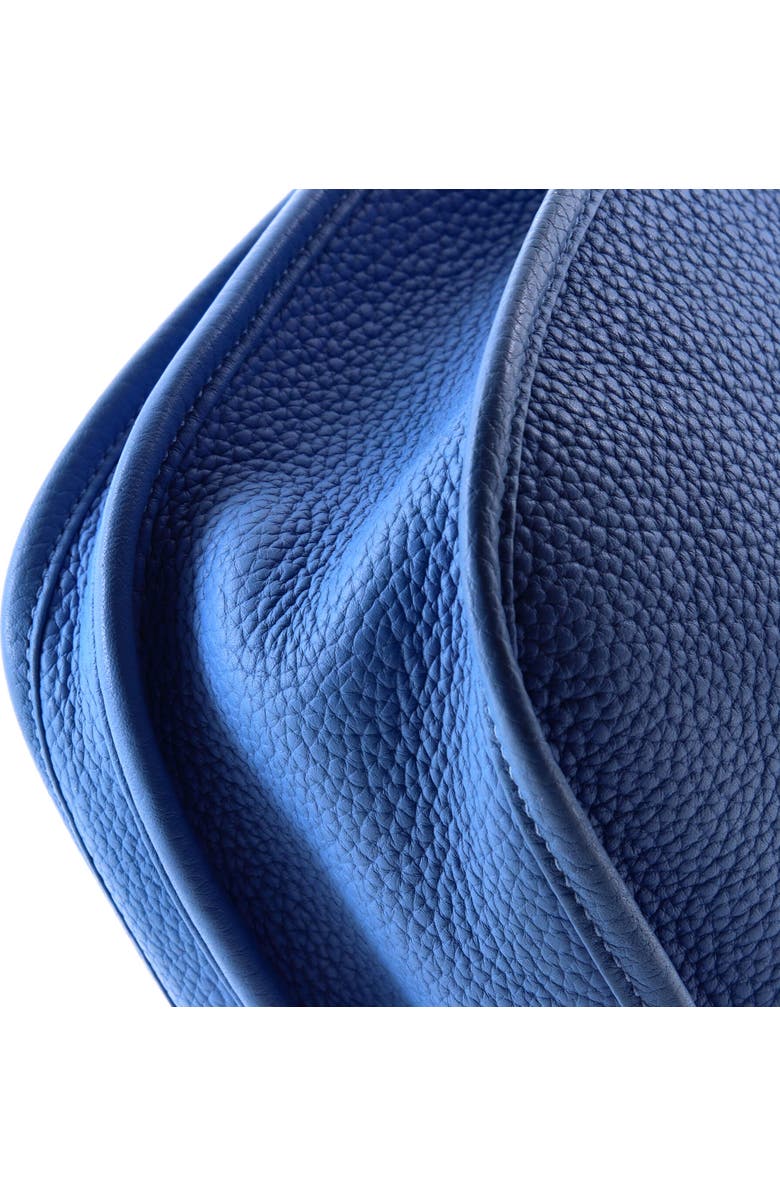 Pre-Owned Hermes Evelyne Bag Gen III Clemence GM, Alternate, color, Bleu Paradis