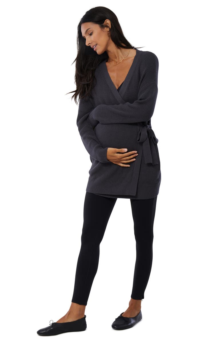 Ingrid & Isabel<sup>®</sup> Wrap Maternity/Nursing Sweater, Alternate, color, 