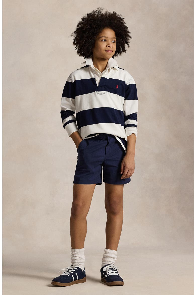 Kids' Prepster Stretch Twill Shorts, Alternate, color, NAVY